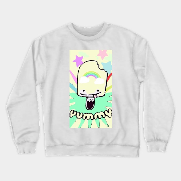 Yummy Ice No. 17 Crewneck Sweatshirt by asanaworld